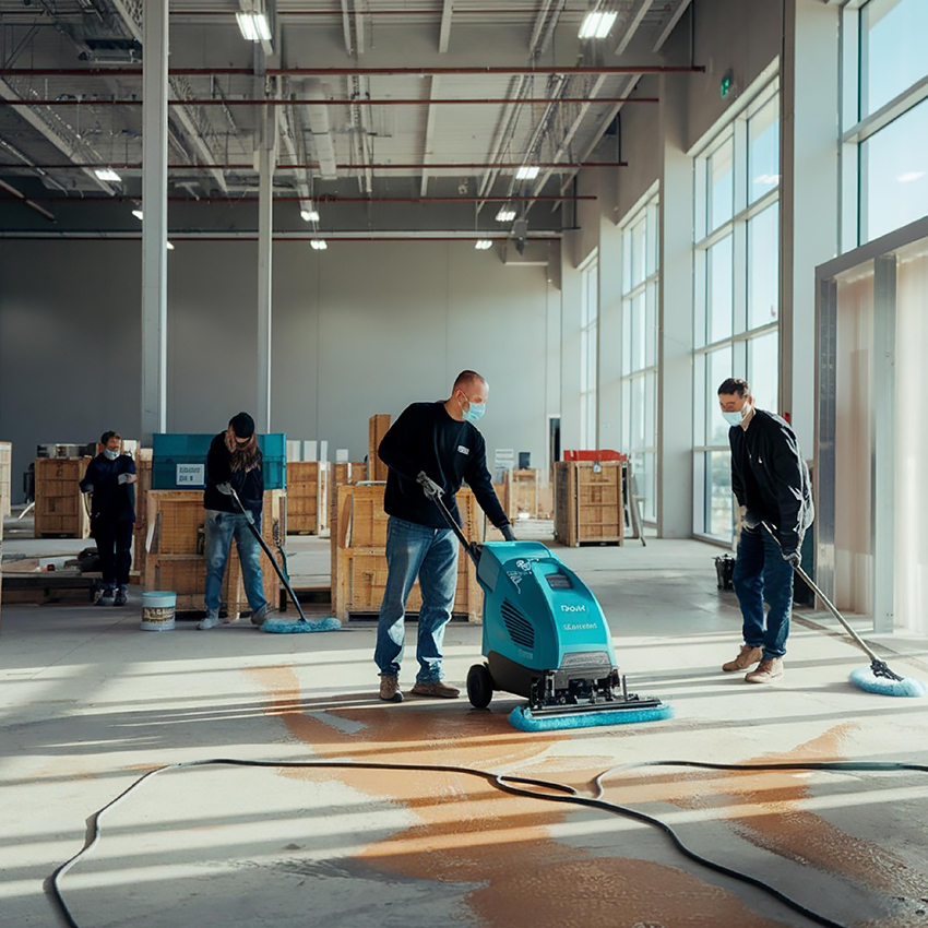 This process supports cleaner floors